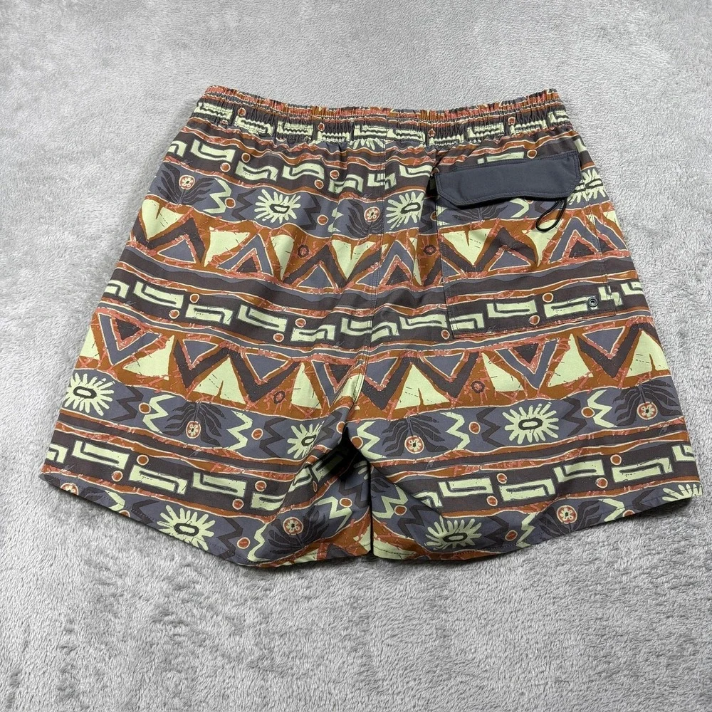 Patagonia Hydropeak Volley Shorts Mens Medium Multicolor Swim High Hopes Geo